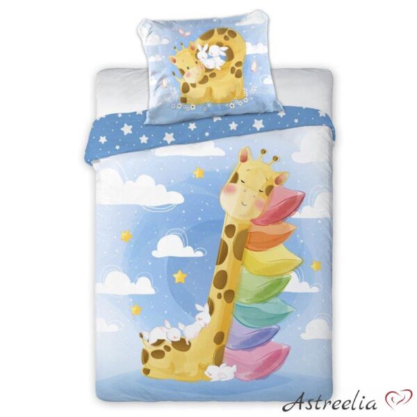 Children's bed linen - Giraffe, 100x135 cm.