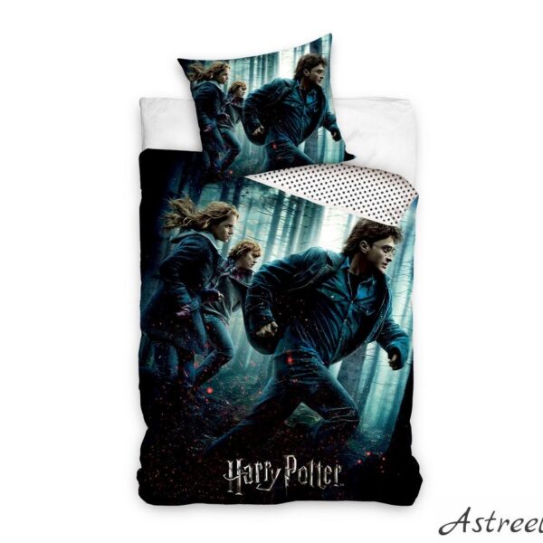 Puuvillane laste voodipesukomplekt 150×210 cm - Harry Potter