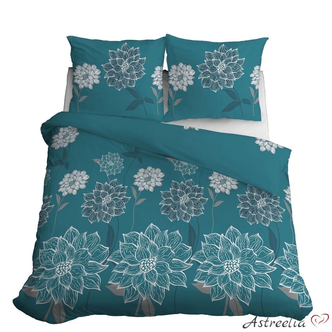 Cotton Satin bedding 220×200 cm. - Home Satin 3779-B