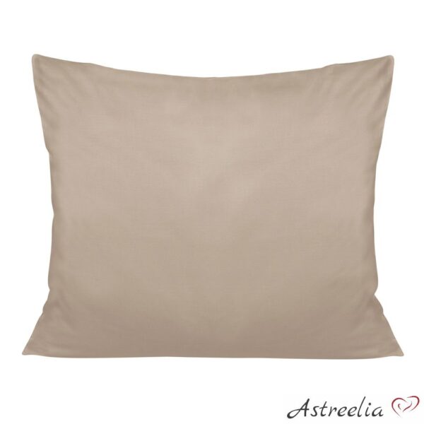 Satin pillowcase - Colour: Dark beige 041