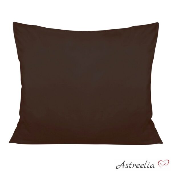 Satin pillowcase - Colour: Brown 80053