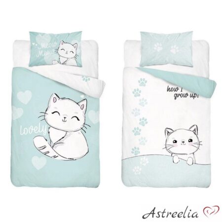Mayamoo детское постельное белье Lovely из 100% хлопка, размером 100x135 см