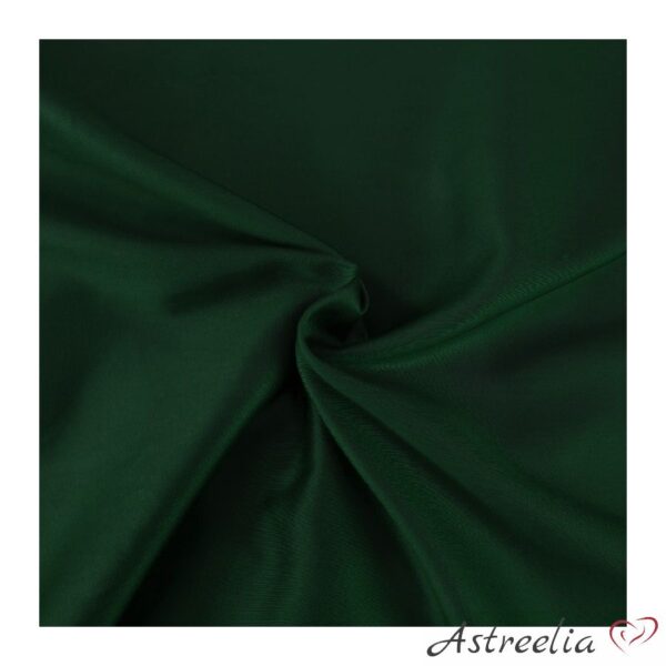Bottle green 100% cotton/sateen flat sheet size 200x220 cm.