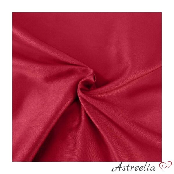 Flat sheet in Coral color, made of 100% cotton / satin, size 200x220 cm