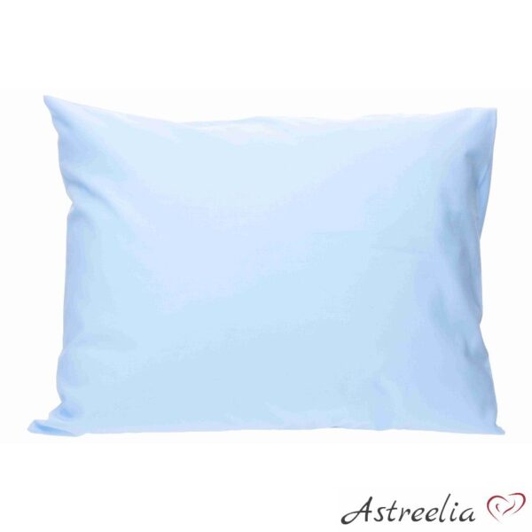 Light blue 50x60/70 cm pillowcase made of 100% cotton "Astreelia".