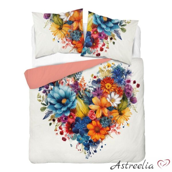 Bedding set "Flower bed 04" 220x200 cm made of 100% cotton