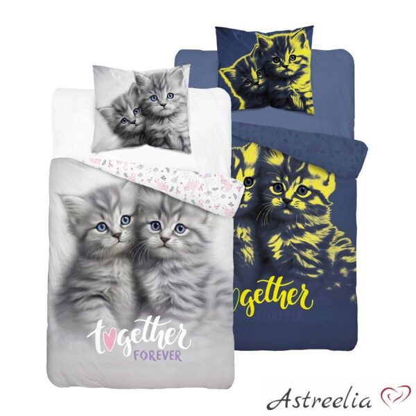 Duvet cover set 140x200 cm. - Together Forever