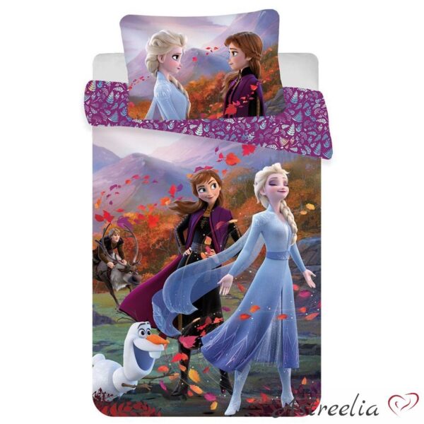 Bed set 100x135 cm. Frozen 2 - Wind, 100% cotton