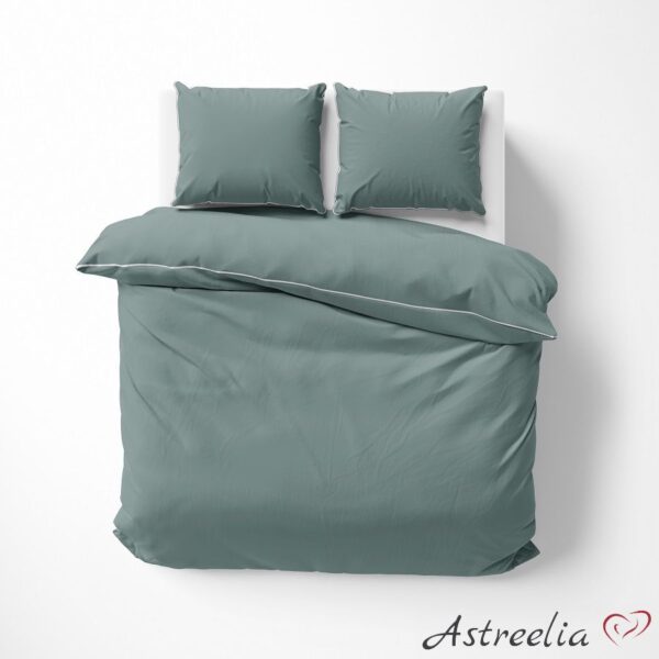 Mint Mako-satin bedding, 100% cotton, size 220x200 cm