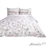 Satin bedding set "Nature's Charm", 100% cotton.