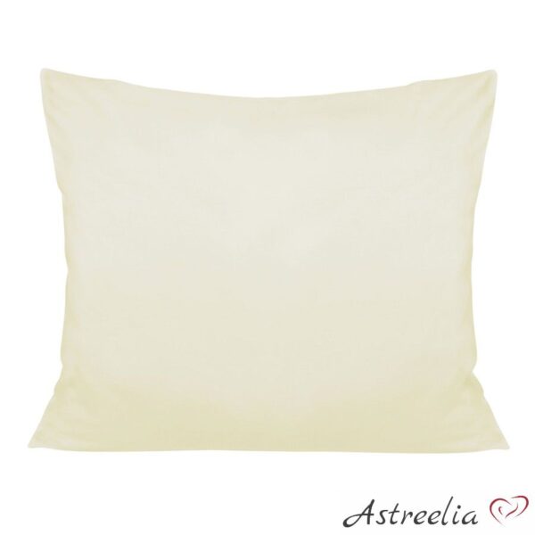 Satin pillowcase 50x70 cm. Colour: Cream 155