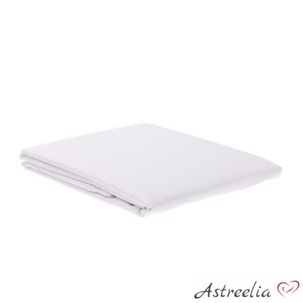 White satin sheet, 240x260 cm