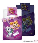 Pimedas helendav 100% puuvillast voodipesu "Kutsu Paw Patrol!", ideaalne lastele.