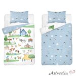 "Little Farm 2" 100% cotton bedding set, size 100x135 cm, Mayamoo, Astreelia