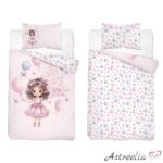 "Little princess" 100% cotton bedding set, size 100x135 cm, Mayamoo, Astreelia