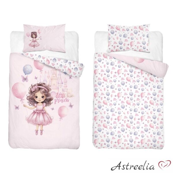 "Little princess" 100% cotton bedding set, size 100x135 cm, Mayamoo, Astreelia