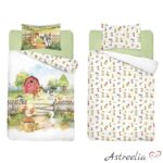 "Farm holidays" 100% cotton bedding set, size 100x135 cm, Mayamoo, Astreelia