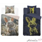 Duvet cover set 140x200 cm. - Bunny’s Dreamland - Image 2