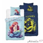 Puuvillane voodipesukomplekt 140x200 cm. - The Little Mermaid