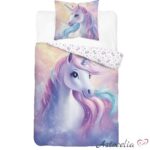 Bedding set 140×200 cm. - Magical Unicorn Night