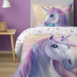 Bedding set 140×200 cm. - Magical Unicorn Night - Image 3