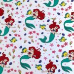 Cotton Fitted Sheet 90×200 cm. - Ariel Friends 02 - Image 3