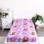 Cotton Fitted Sheet 90×200 cm. Frozen - Duo sisters 02 - Image 2