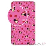 kummiga voodilina lastele 90x200 cm Minnie Hearts