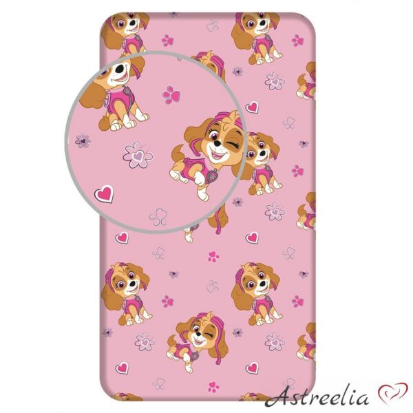 kummiga voodilina lastele 90x200 cm Paw Patrol Magic Paws
