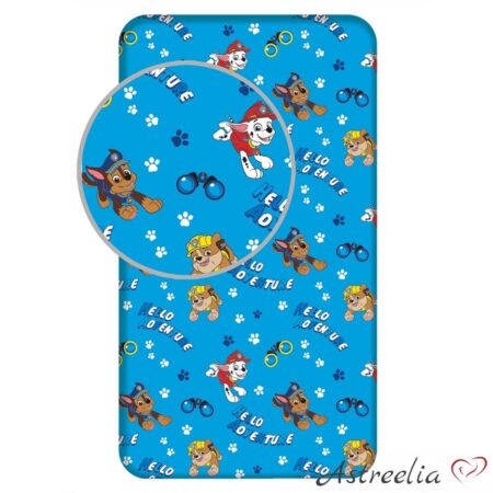 Kummiga voodilina lastele 90x200 cm Paw Patrol - Hello Adventure