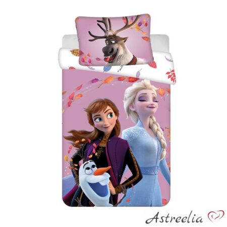 Puuvillane laste voodipesukomplekt Frozen "Wind 03" 100x135 cm + 40x60 cm