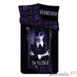 Puuvillane laste voodipesukomplekt 140x200 cm + 50x70 Wednesday - Color