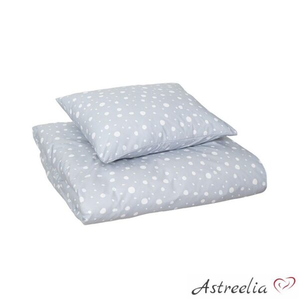 Children’s bedding set White circles