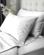 Mako-satin duvet cover set 160x200 cm. - White - Image 3