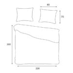 Puuvillane voodipesukomplekt 220x200 cm. - Elva - Image 4