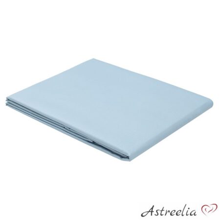 Blue satin sheet
