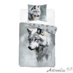 Комплект постельного белья "Wolf" 140x200 см, 100% хлопок, Holland Young Collection
