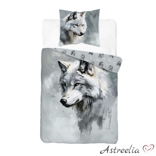 Комплект постельного белья "Wolf" 140x200 см, 100% хлопок, Holland Young Collection