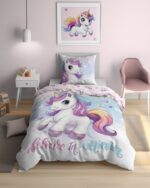 Комплект постельного белья 140x200 см. - Believe In Unicorn — изображение 3