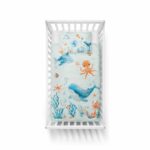 Mayamoo puuvillane laste voodipesukomplekt 100x135 cm. - Little Ocean Word / B - Image 3