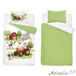Mayamoo children’s bedding set 100x135 cm, 100% cotton, Cute Farm / A