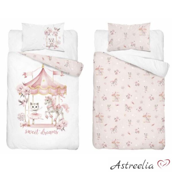 Mayamoo children’s bedding set 100x135 cm, 100% cotton, The charming acrobat / A