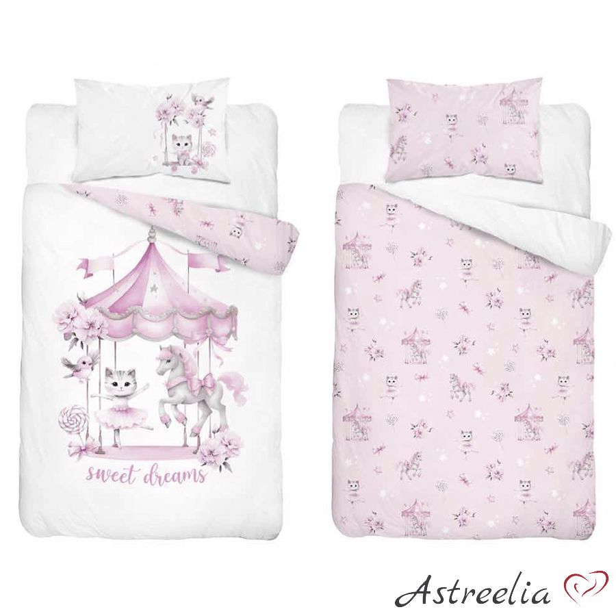 Mayamoo_5510_B Mayamoo children’s bedding set 100x135 cm, 100% cotton, The charming acrobat / B