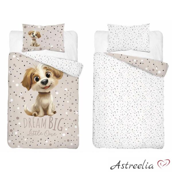 Mayamoo children’s bedding set 100x135 cm, 100% cotton, Dream Big Little One / B