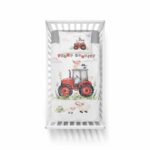 Mayamoo baby bedding set 100x135 cm. - Cheerful Tractor / B - Image 2