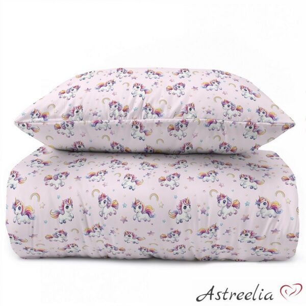 Комплект постельного белья "Happy Unicorn" 140x200 см, 100% хлопок, XoXo Dream Collection