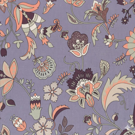 Cotton flat sheet 180x220 cm - Lavender